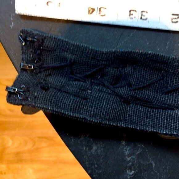 Handcrafted Vintage Coin 50’s glass bead metal hand made Artisan shell belt 32” - Picture 6 of 6